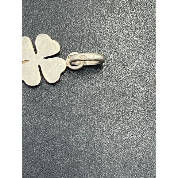 Links of London Sterling Silver Lucky Four Leaf Clover Charm Logo Stamped 925 - Picture 9 of 9